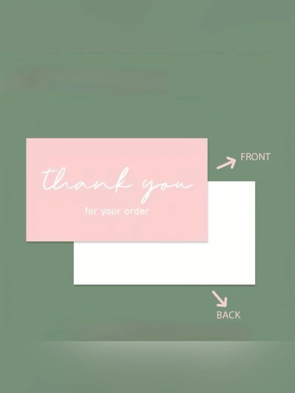 Thank You Cards - Set of 50